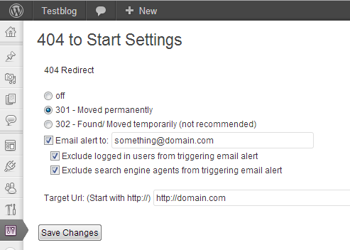 404 to Start Download Free Wordpress Plugin 3