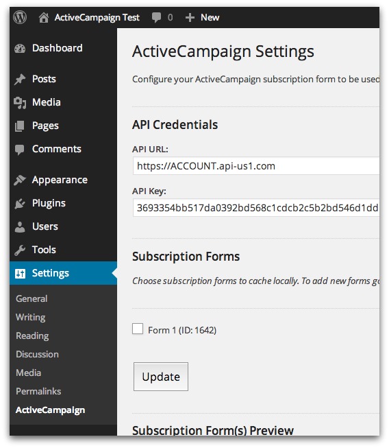 ActiveCampaign Download Free WordPress Plugin