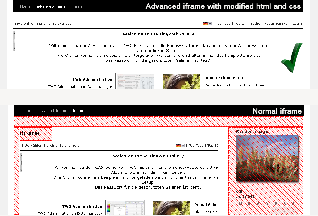 Advanced iFrame Download Free Wordpress Plugin 2