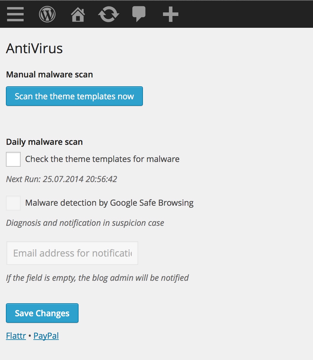 AntiVirus Download Free WordPress Plugin