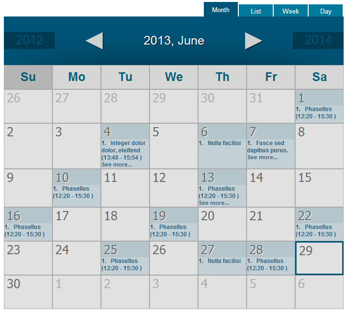 Calendar by WD – Responsive Event Calendar Download Free Wordpress Plugin 4