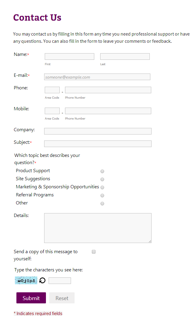 Contact Form Builder – a plugin for creating contact and feedback forms ...