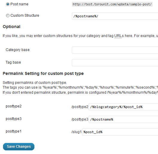 Custom Post Type Permalinks Download Free WordPress Plugin