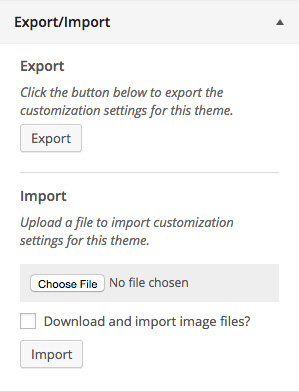 Customizer Export/Import Download Free Wordpress Plugin 5