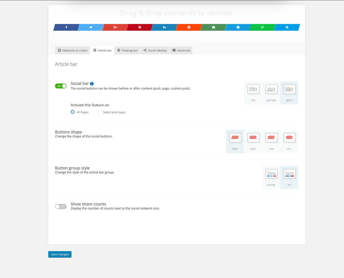 Kiwi Social Share – Social Media Share Buttons & Icons Download Free Wordpress Plugin 2