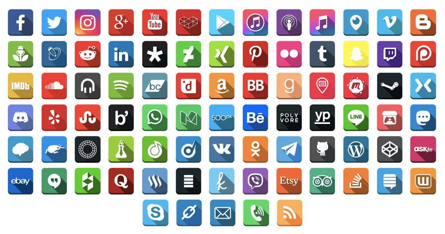 Social Media Follow Buttons Bar Download Free Wordpress Plugin 4