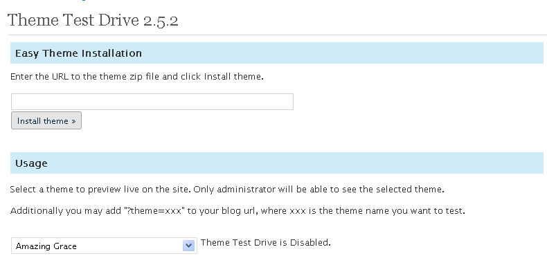 Theme Test Drive Download Free WordPress Plugin