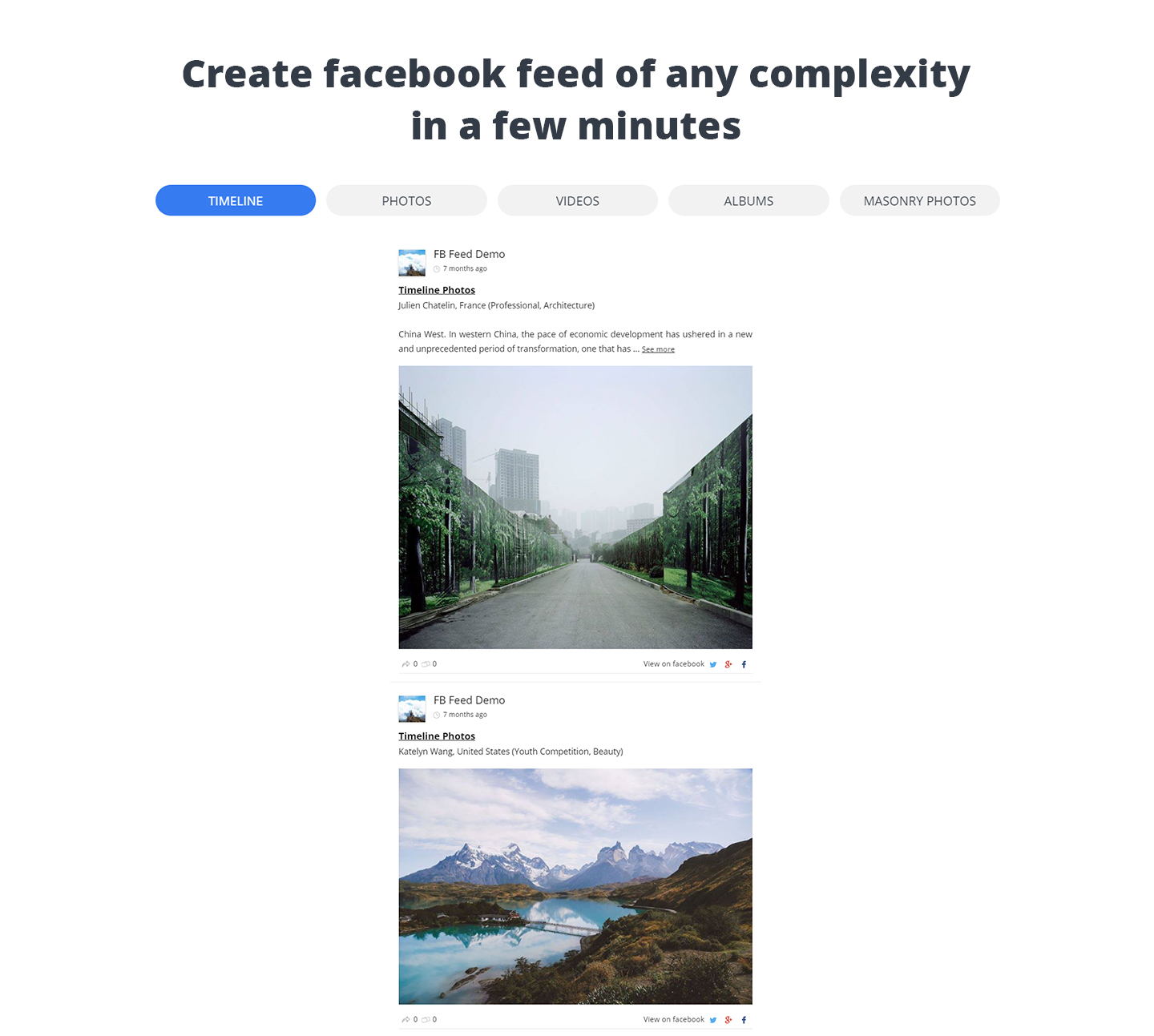 WD Facebook Feed – Custom Facebook Feed Plugin Download Free WordPress Plugin