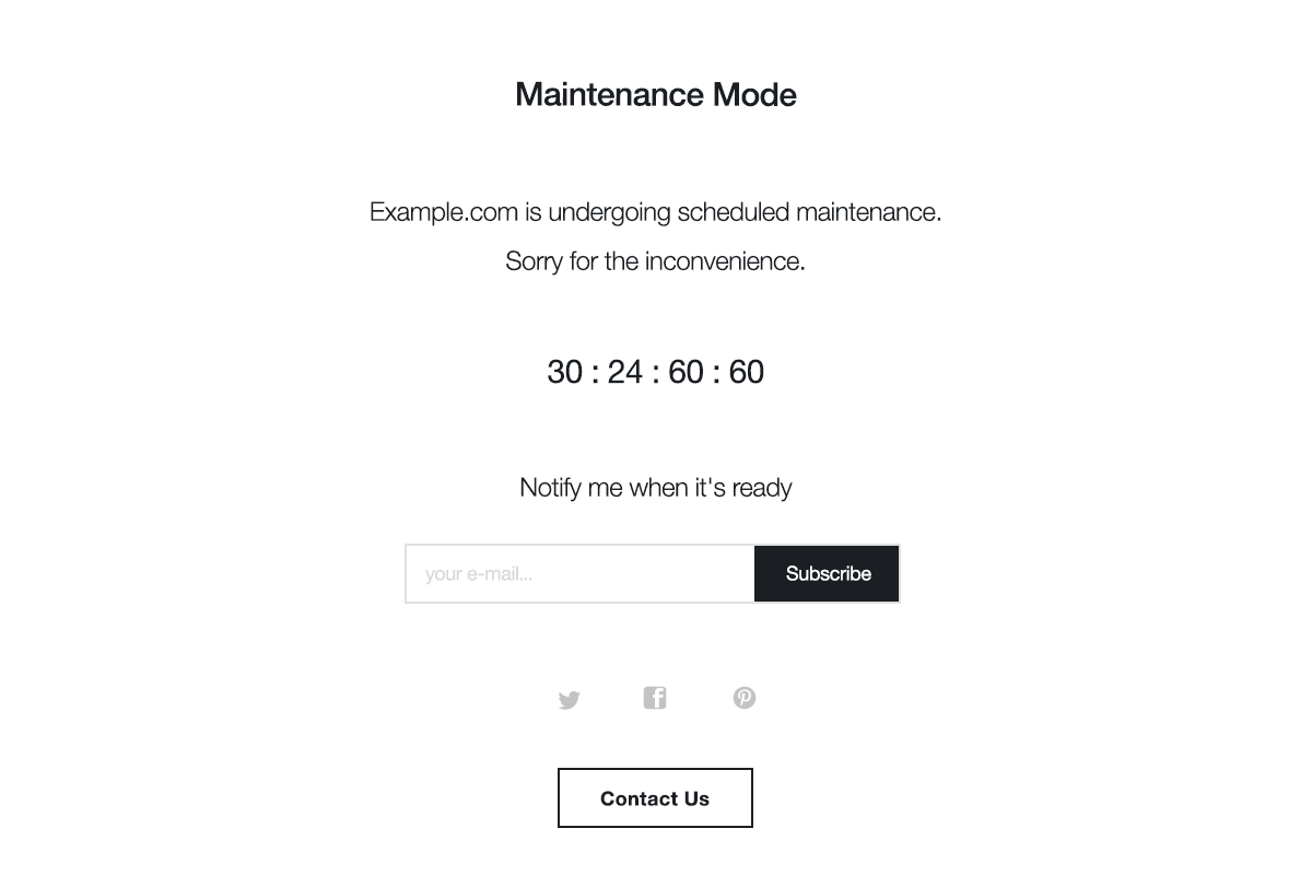 WP Maintenance Mode Download Free WordPress Plugin