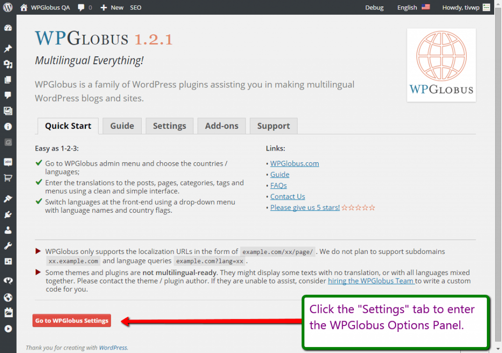 WPGlobus – Multilingual Everything! Download Free Wordpress Plugin 5