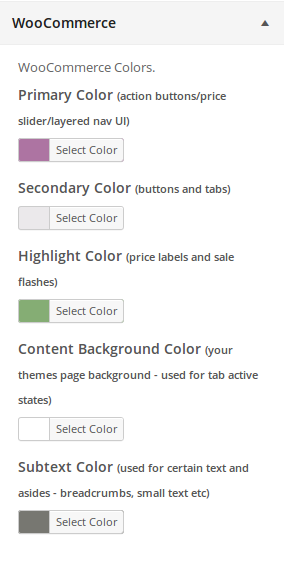 WooCommerce Colors Download Free Wordpress Plugin 1