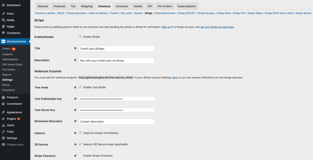 WooCommerce Stripe Payment Gateway Download Free Wordpress Plugin 【2020】