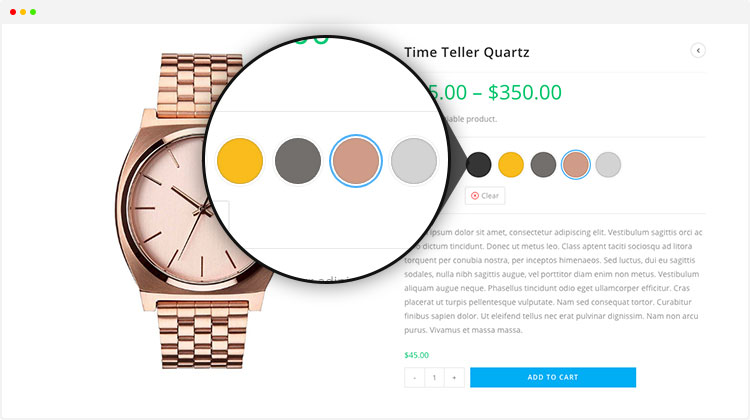 WooCommerce Variation Swatches Download Free WordPress Plugin