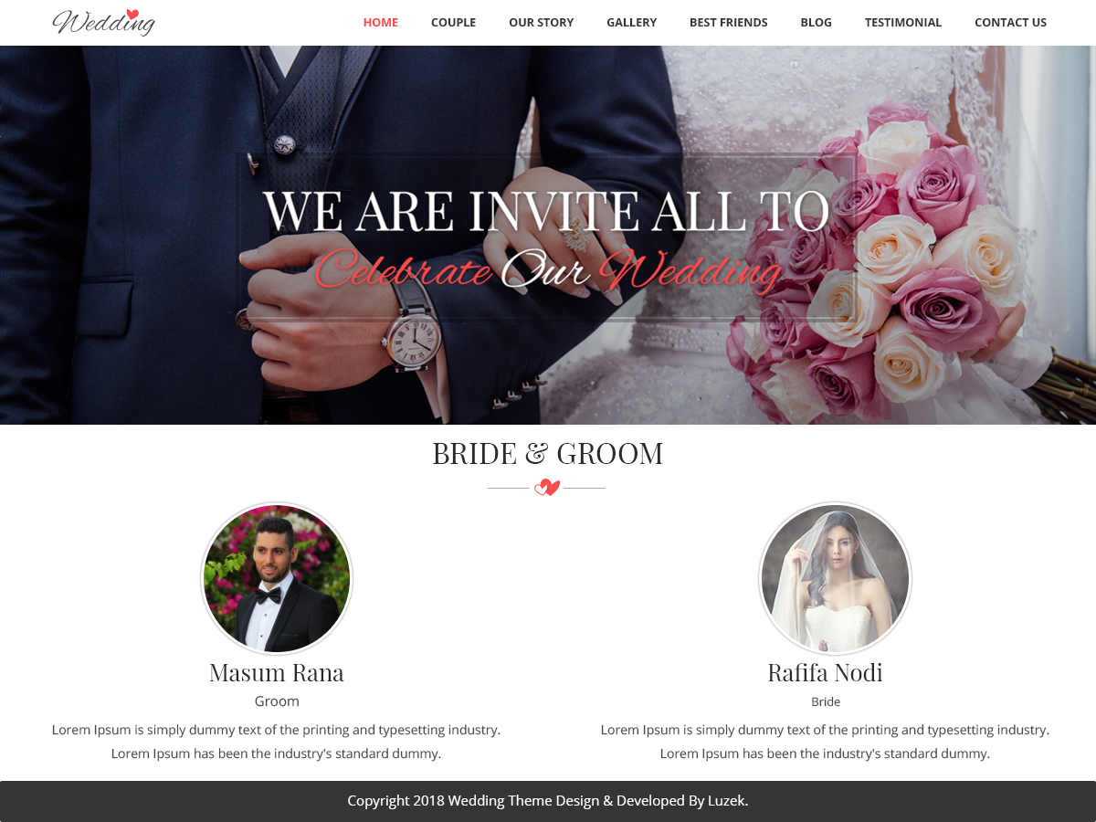 Vivah Royal Wedding Download Free Wordpress Theme 4