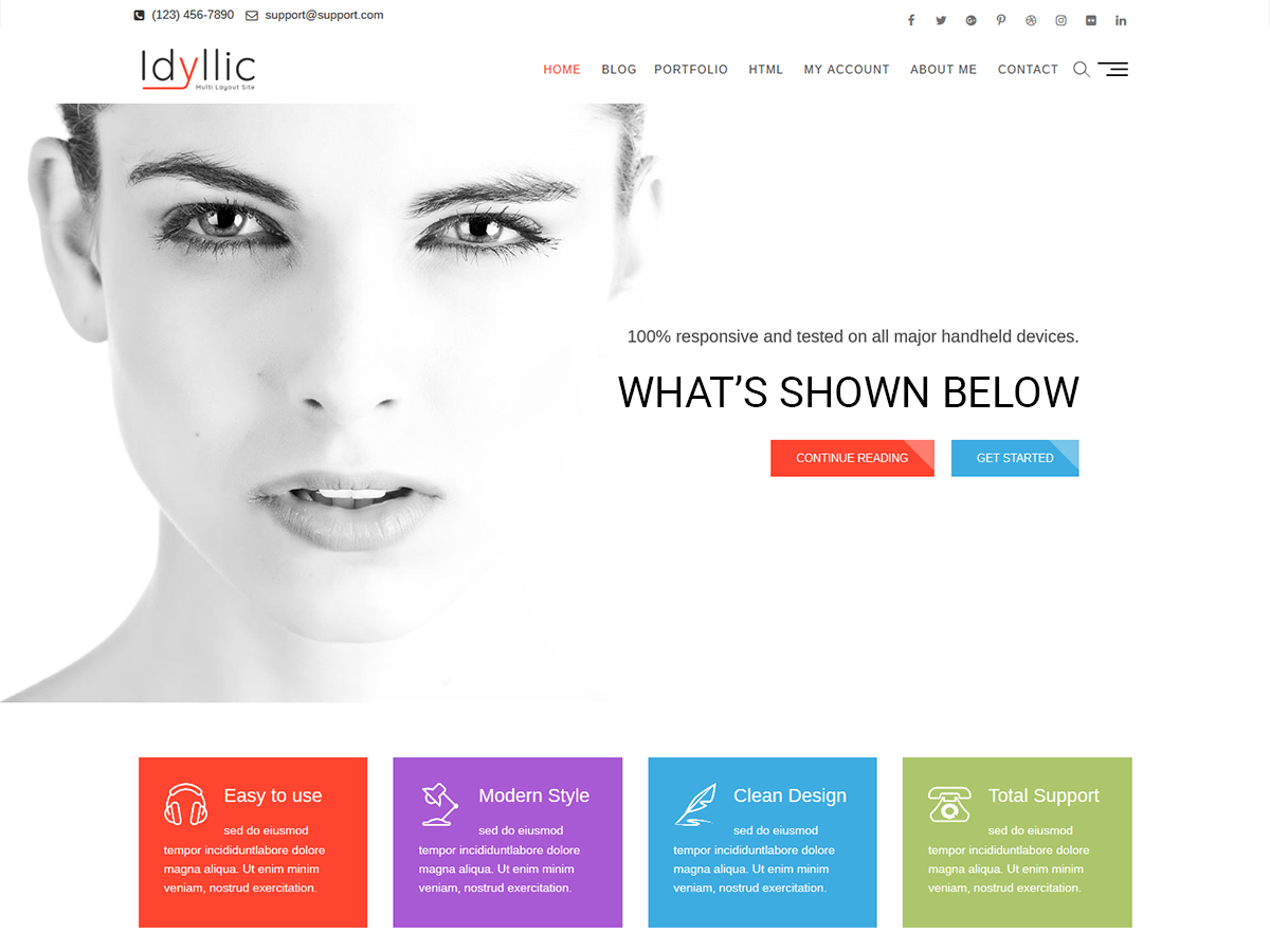 Idyllic Download Free Wordpress Theme 5