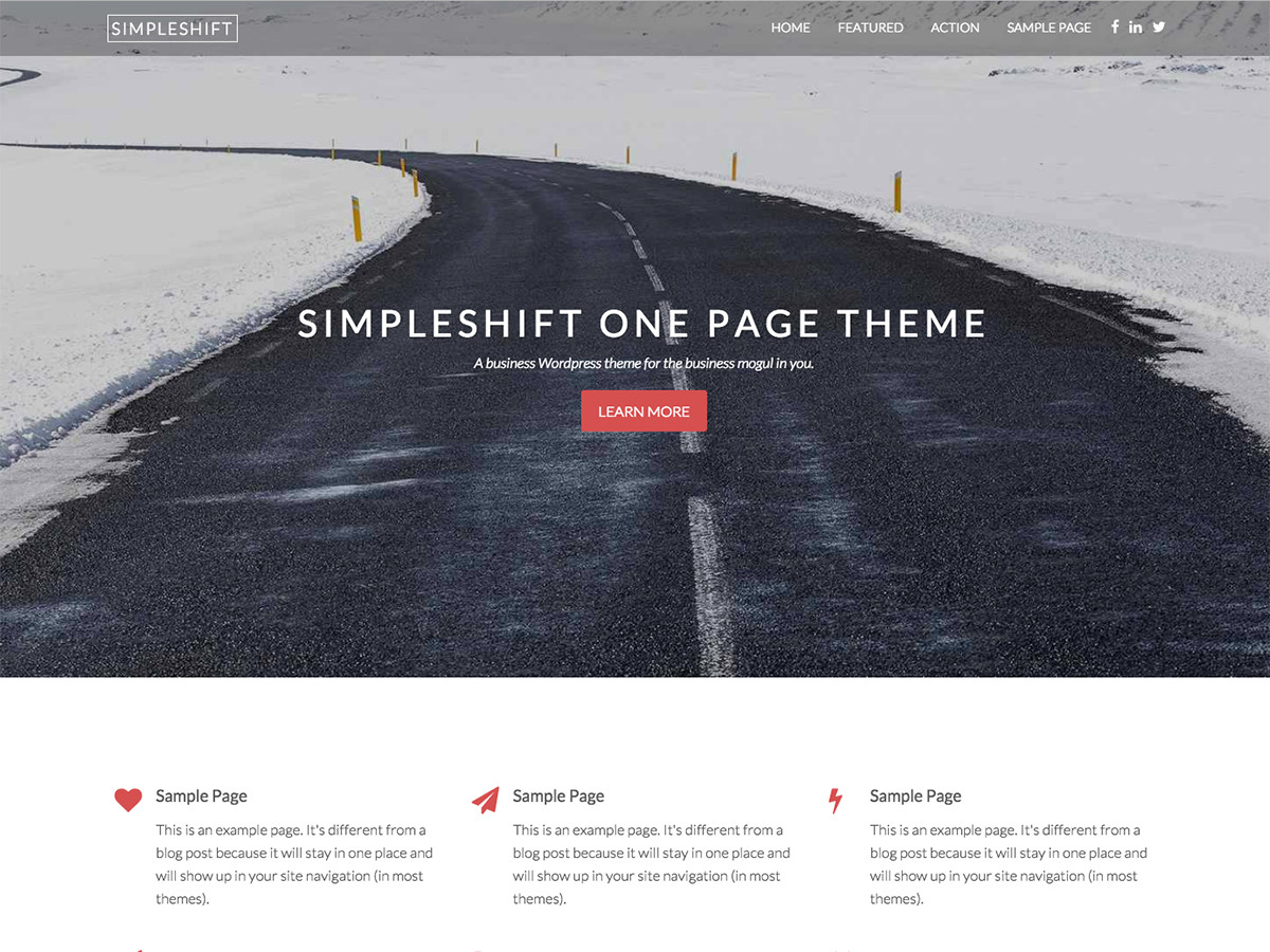 SimpleShift Download Free Wordpress Theme 5