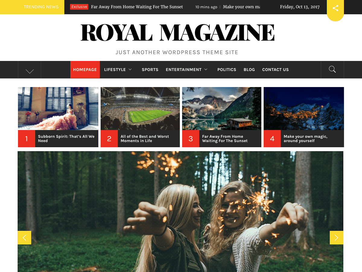 Royal Magazine Download Free WordPress Theme