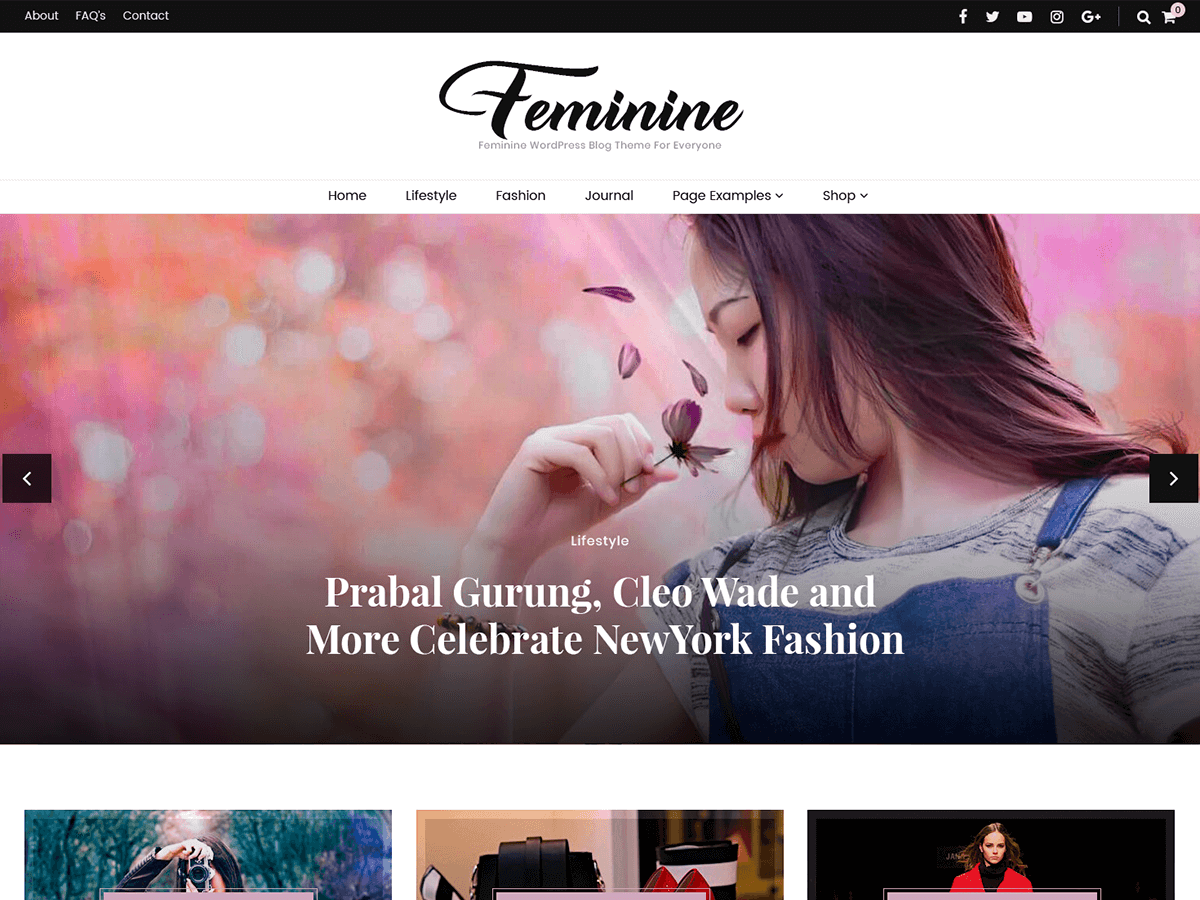 Blossom Feminine Download Free Wordpress Theme 1
