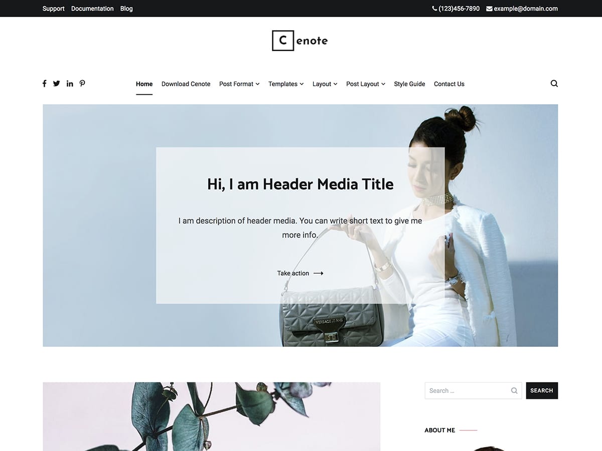 Cenote Download Free Wordpress Theme 5