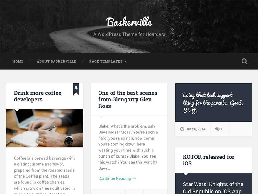 Baskerville Download Free Wordpress Theme 4