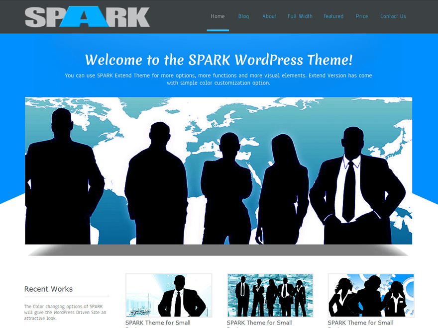 SPARK Download Free Wordpress Theme 5