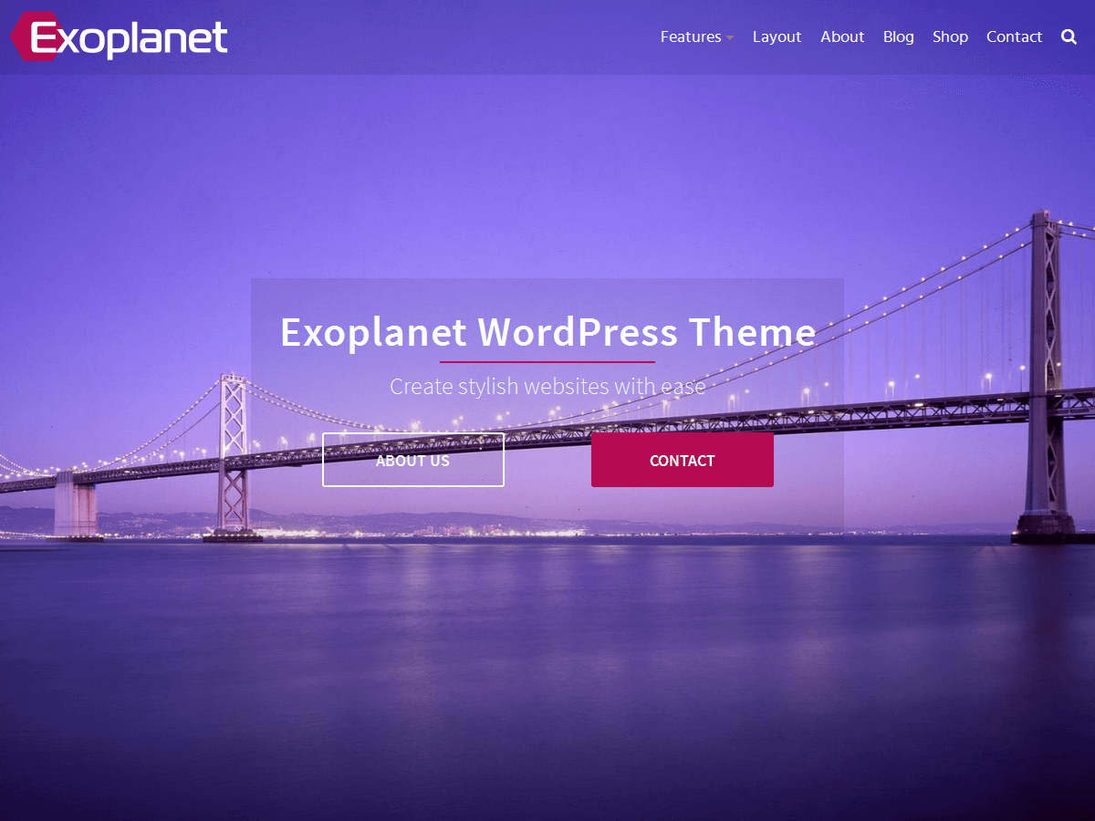 Exoplanet Download Free Wordpress Theme 2