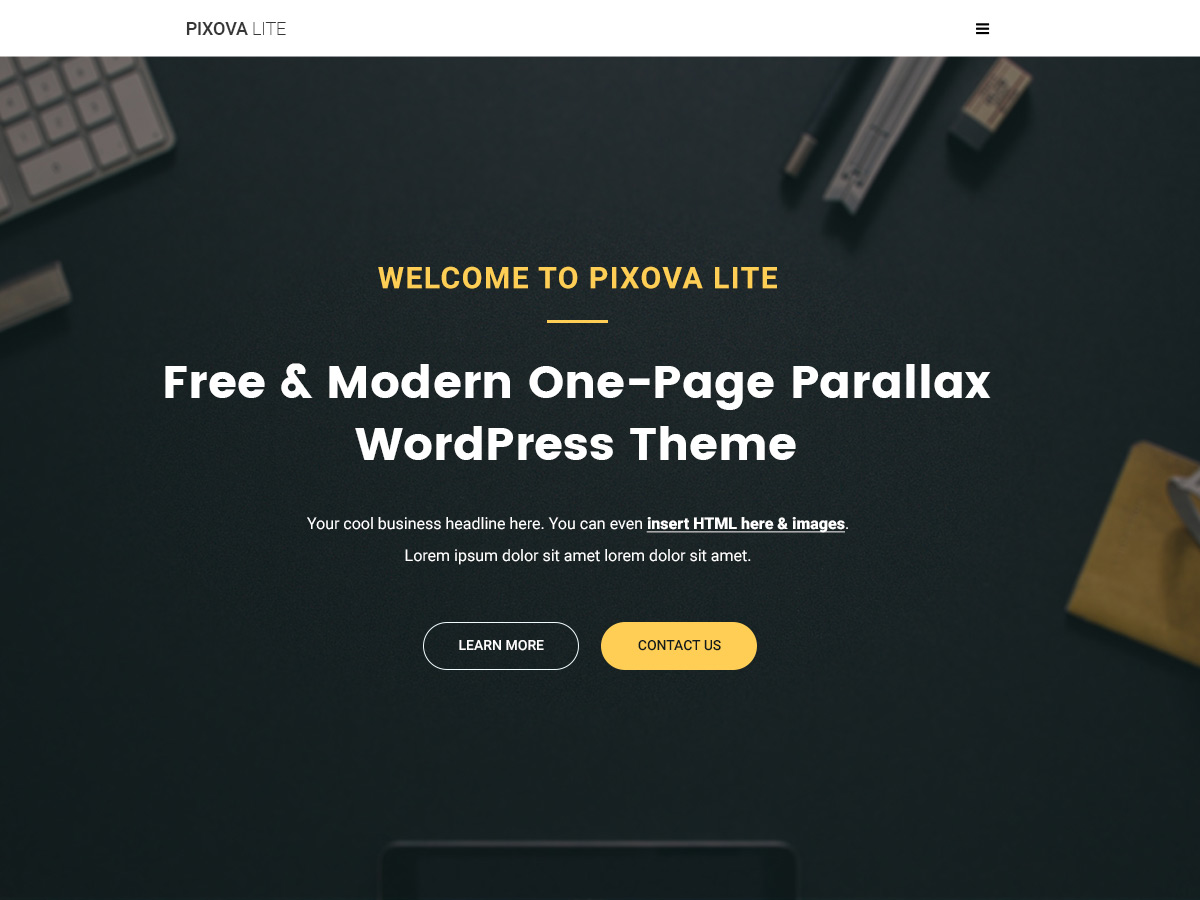 Pixova Lite Download Free WordPress Theme