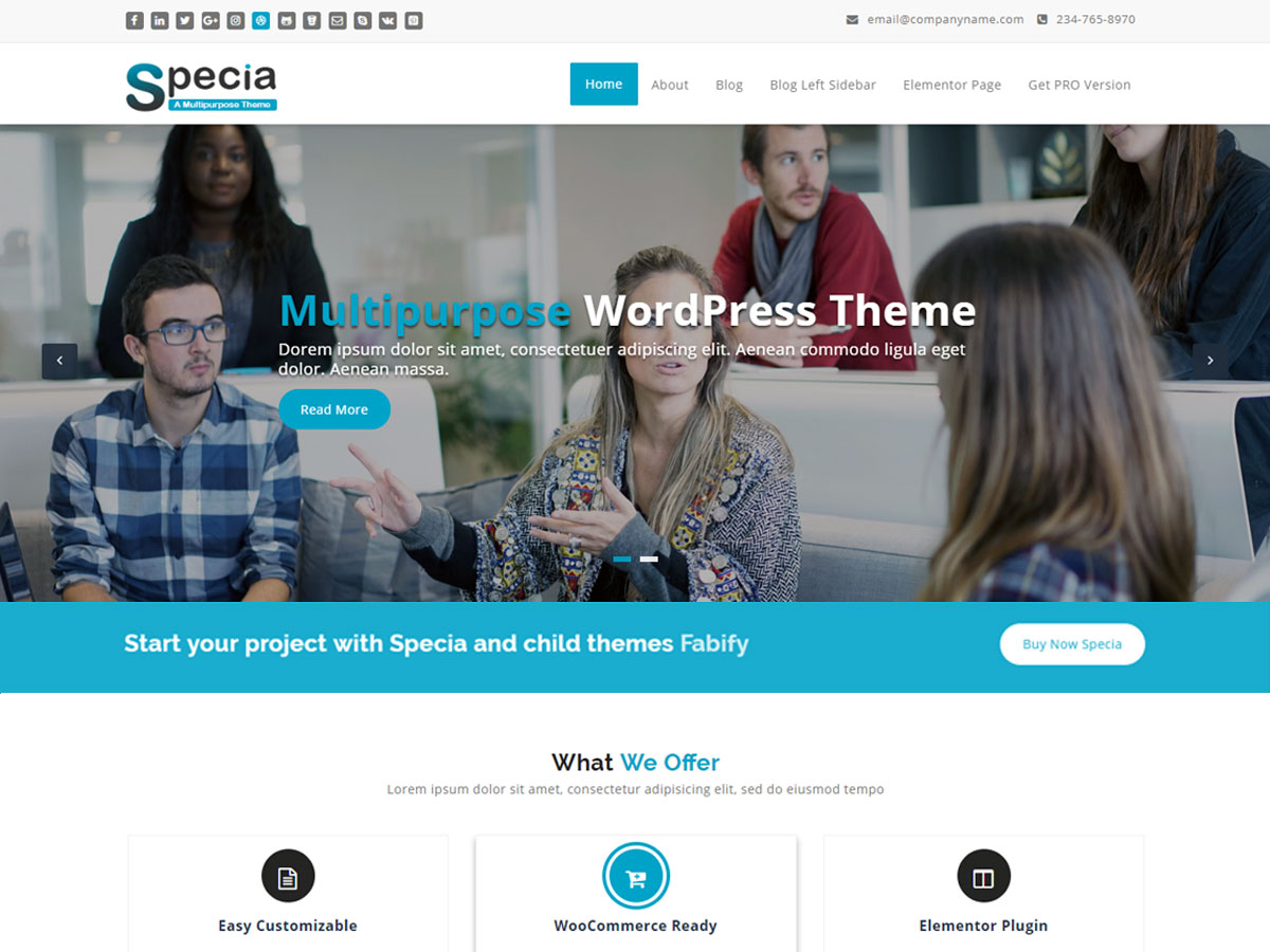 Specia Download Free Wordpress Theme 5