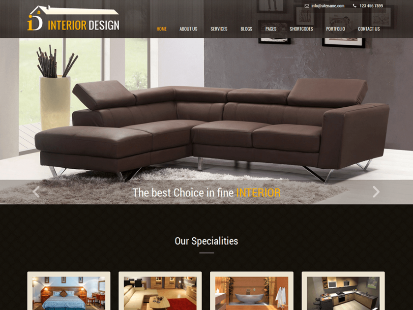 Interior Lite Download Free Wordpress Theme 【2020】